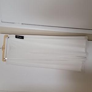 Prelude Ivory Palazzo Pants. Size XL